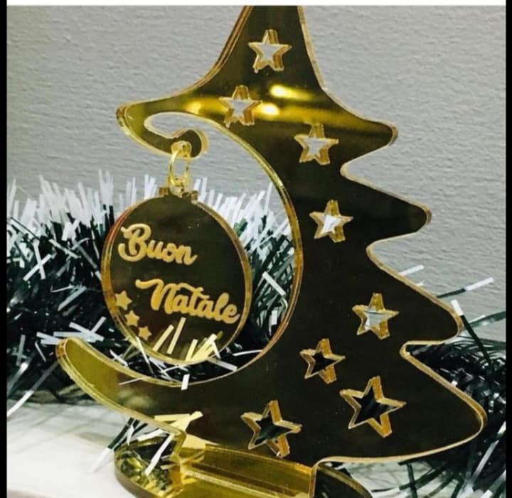 Albero di natale acrilico