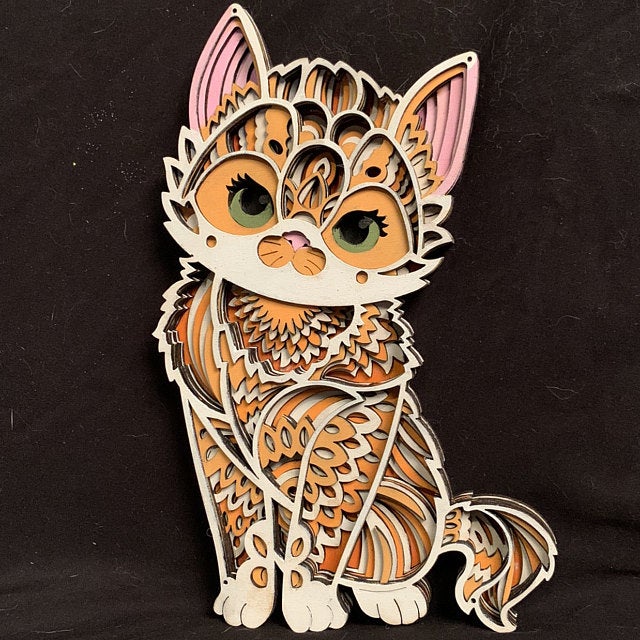 Gatto 3 d