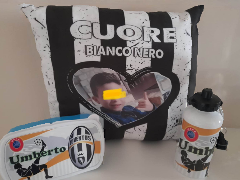 Set federa, borraccia, porta merenda.
