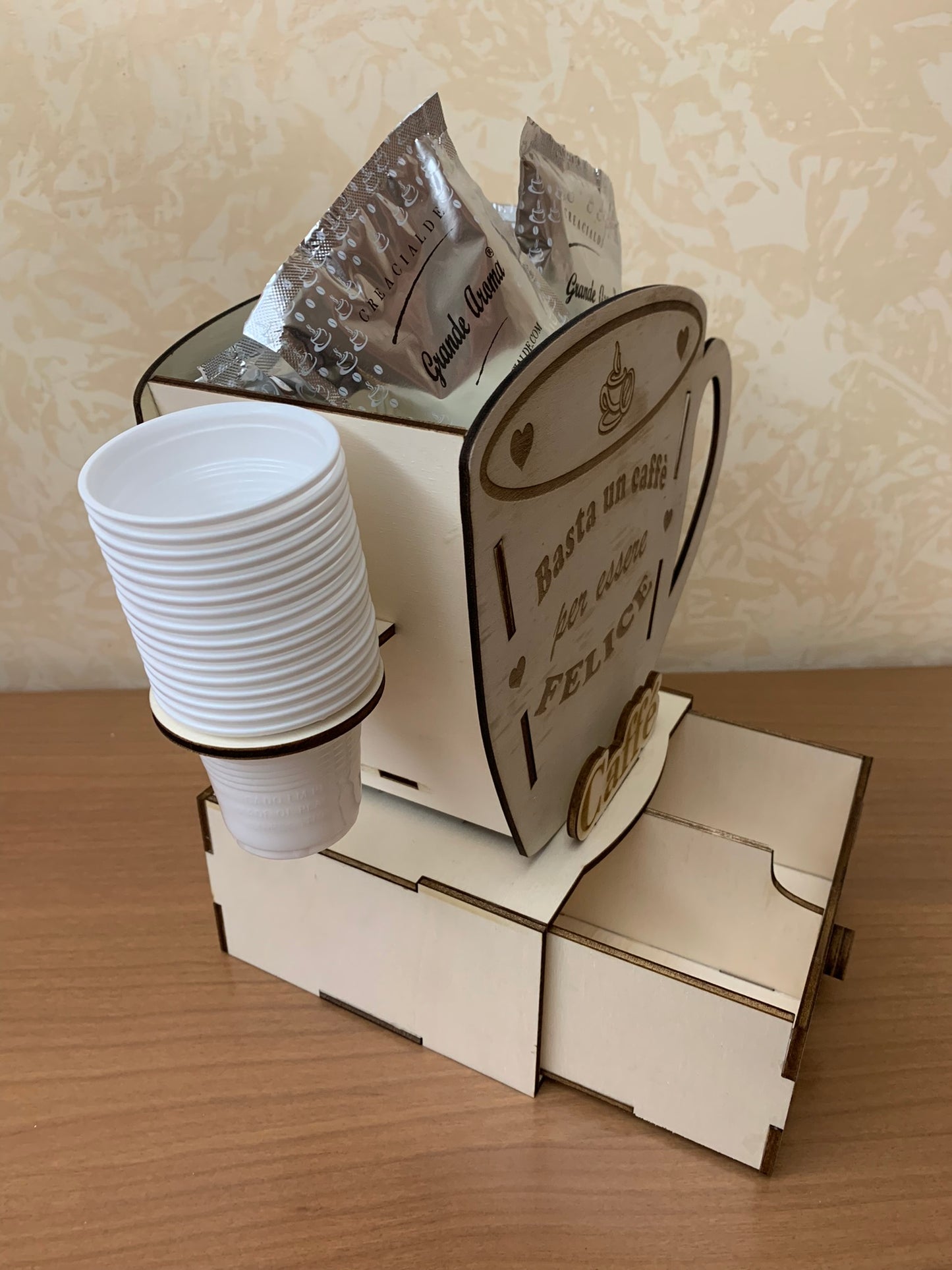 Porta cialde mdf 3mm