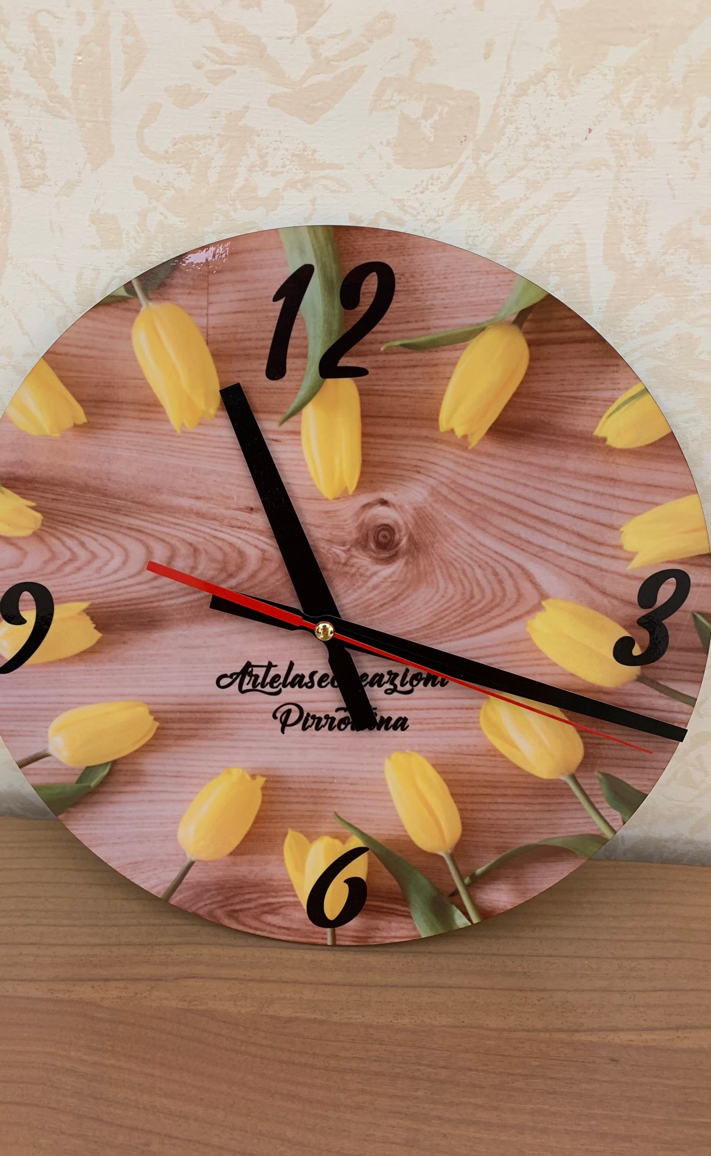 Orologio plexiglas. 20cm