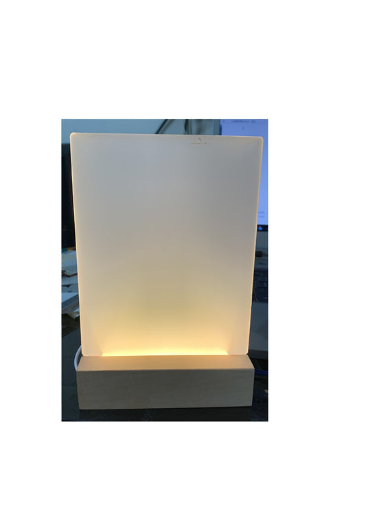 Lampada plexiglas sublimabile.